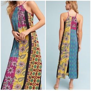 Anthropologie Floreat Henrie Beaded Madi Dress